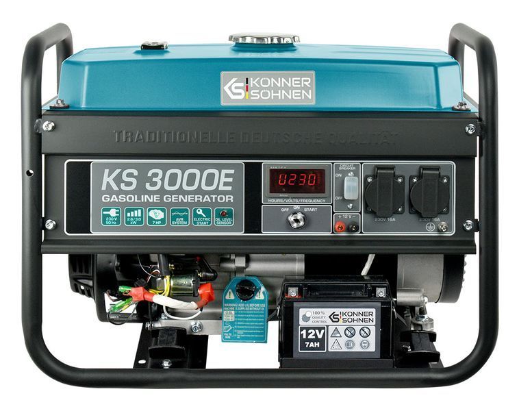 Бензиновый генератор Konner&Sohnen KS 3000E (2,6 кВт) 000000003 фото
