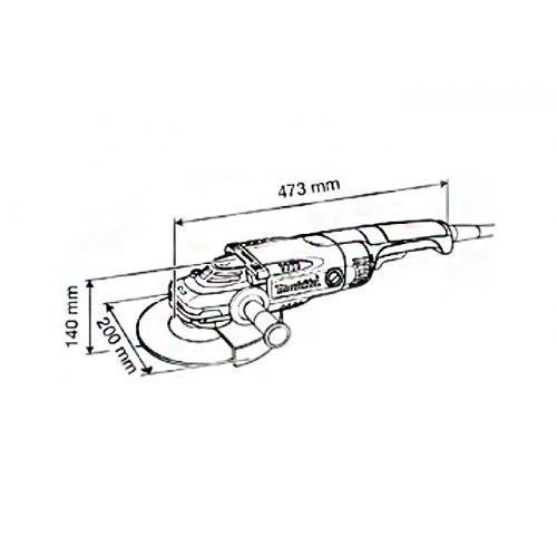 Кутова шліфмашина (болгарка) Makita GA9020 GA9020 фото