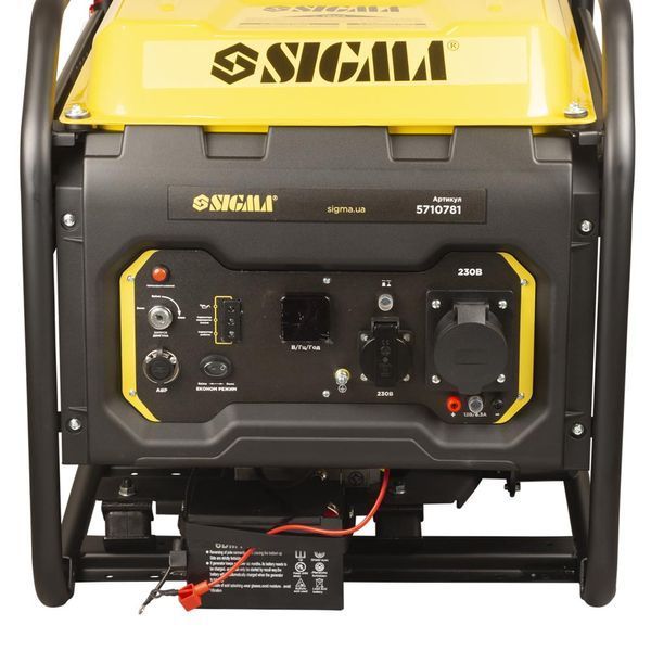 Генератор инверторный бензиновый SIGMA 5710781 (7.5/8.0кВт, с выводом под АВР) 5710781 фото