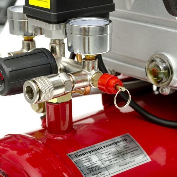 Компресор поршневий 1-циліндровий INTERTOOL PT-0009 PT-0009 фото
