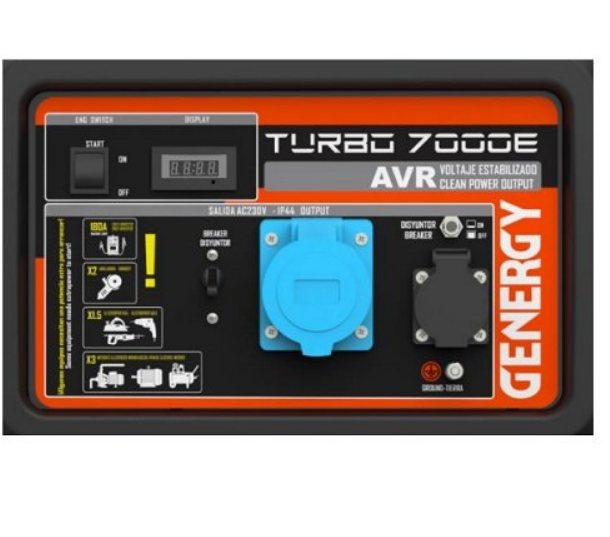 Генератор бензиновый GENERGY TURBO 7000 7 кВт (240049090) 240049090 фото