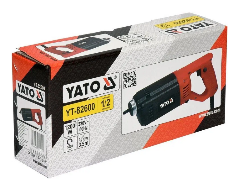 Вібратор для укладання бетону YATO YT-82600 YT-82600 фото