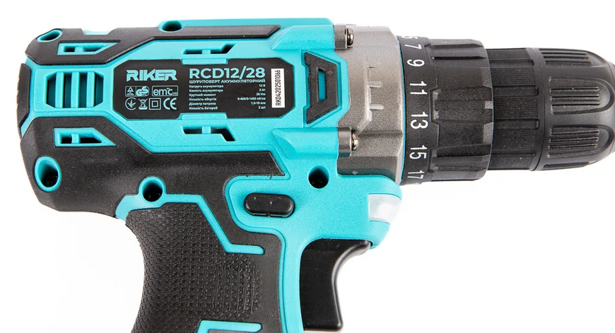 Шуруповерт акумуляторний Riker RCD 12/28 RK0001 фото