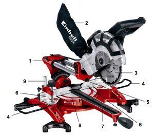 Пила торцовочная Einhell TH-SM 2131 Dual 4300825 фото