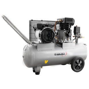 Компрессор ременной Sigma 7044121 (2.5кВт, 335л/мин, 10бар, 50л) 7044121 фото