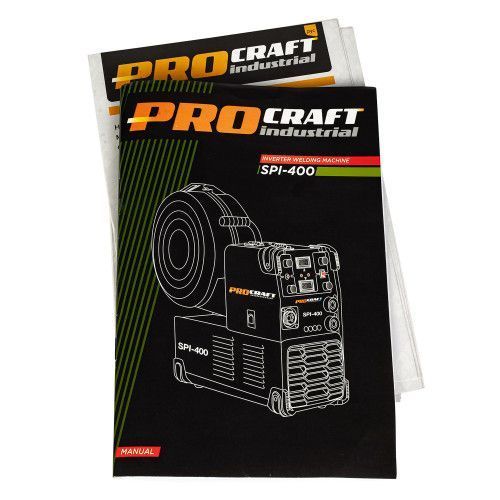 Інверторний напівавтомат зварювальний Procraft industrial SPI400 074002 фото