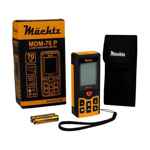 Лазерний далекомір з цифровим кутоміром M&auml;chtz MDM-70 P 11116 фото