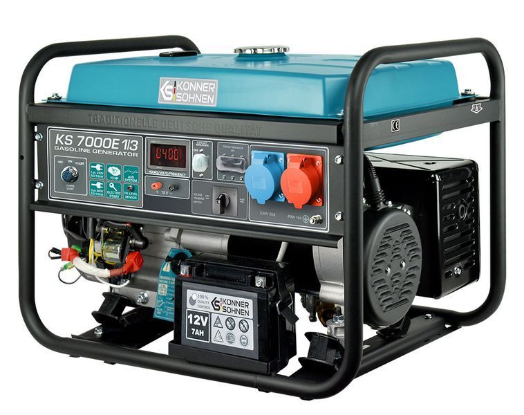Генератор бензиновый Konner&Sohnen KS 7000E-1/3 000001689 фото