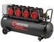 Компрессор безмасляный INTERTOOL PT-0042 (100 л, 4х1.5 кВт, 220 В, 8 атм, 1000 л/мин) PT-0042 фото 1