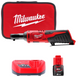 Тріскачка акумуляторна безщіткова MILWAUKEE M12 IR-201B (ЗП, 1 АКБ, сумка) (1/4", 40Нм) 4933441725 фото 10