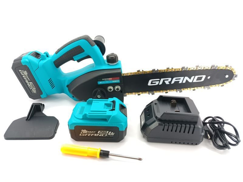 Аккумуляторная цепная пила Grand АПЦ-20V/12-4 PRO (BRUSHLESS) GRAPC20/12-4 фото