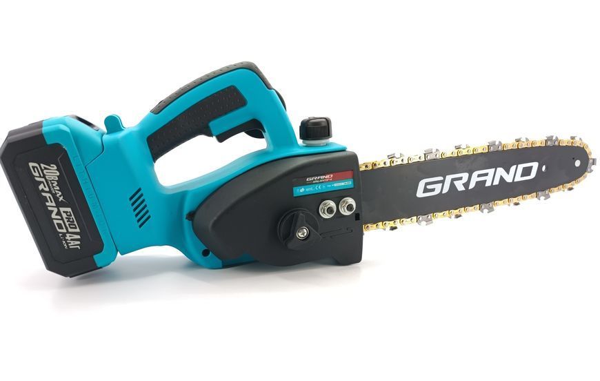 Аккумуляторная цепная пила Grand АПЦ-20V/12-4 PRO (BRUSHLESS) GRAPC20/12-4 фото