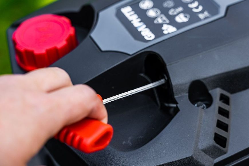 Газонокосарка бензинова GRAPHITE 52G673 (3200 Вт, 52.5см, 60л, мульчування) 52G673 фото