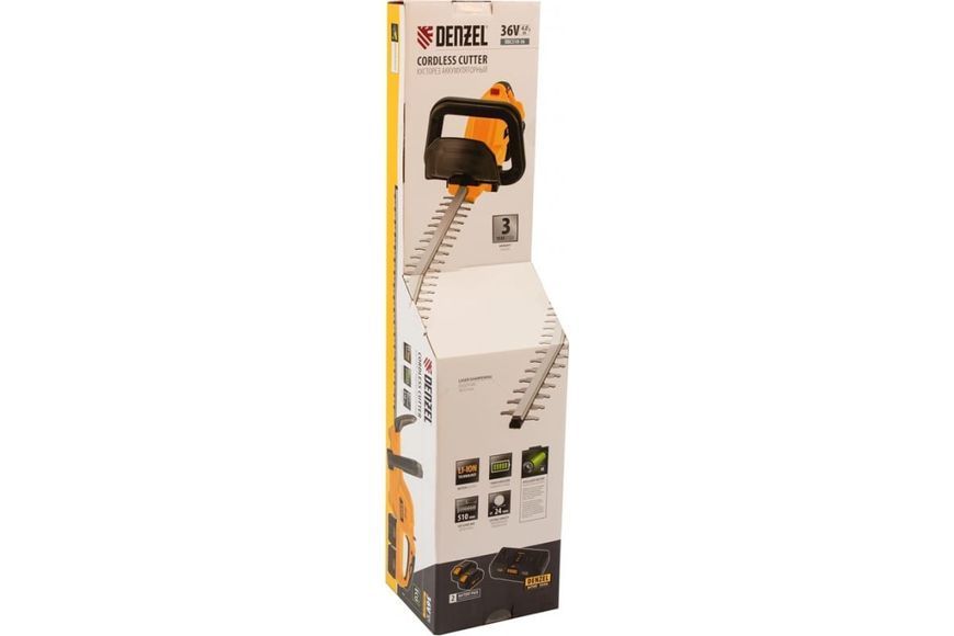 Аккумуляторный кусторез Denzel RBC510-36 (36 В, 4 А*ч) 594107 фото