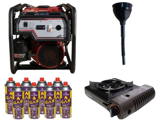 Бензиновий генератор EF Power YH3600-IV + газова плитка Orcamp CK-505 + картридж газовий Pegas 400 мл (8 шт.) KYH3600-IV(K) фото