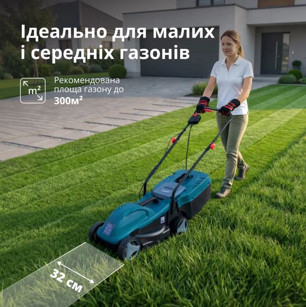 Електрична газонокосарка Konner&Sohnen KS 32LM12 000011186 фото