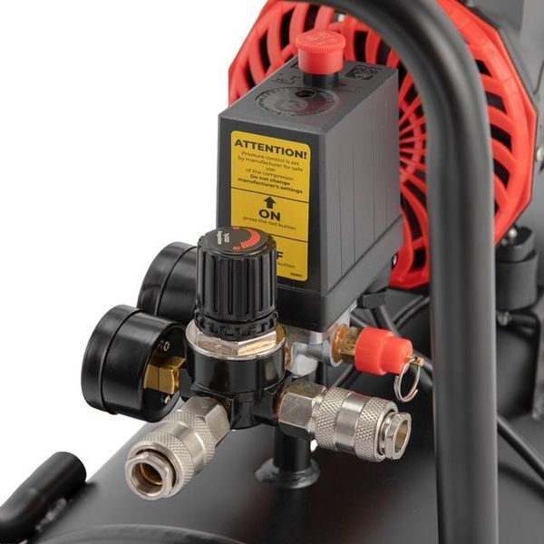 Компресор безмасляний INTERTOOL PT-0035 (50 л, 1.5 кВт, 220 В, 8 атм, 250 л/хв) PT-0035 фото