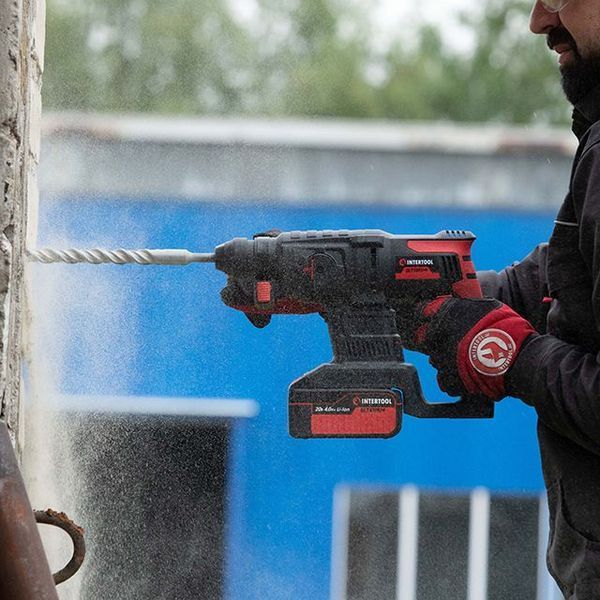 Перфоратор аккумуляторный INTERTOOL WT-9370 (SDS plus, без ЗУ и АКБ, кейс) WT-9370 фото