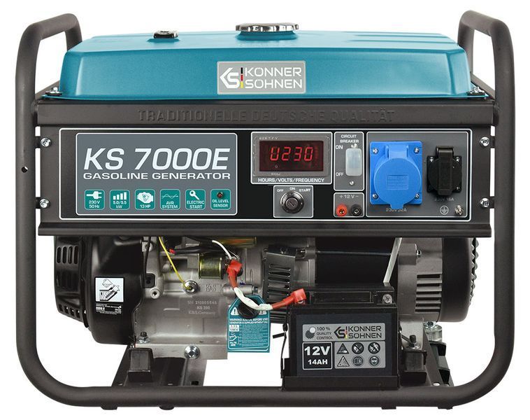 Бензиновий генератор Konner&Sohnen KS 7000E (5 кВт) 000000005 фото