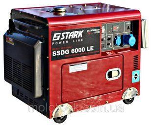 Генератор дизельний Stark SSDG 6000 LE у тихому кожусі 7a00261 фото