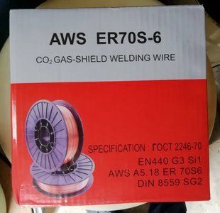 Сварочная проволока AWS ER70S-6 &empty;0.8мм 5кг AWS ER70S-6  0.8мм 5кг фото