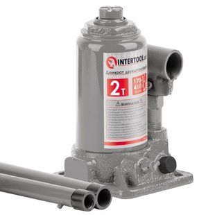 Домкрат "стовпчик" 2-х штоковий 2т, 150-360 мм INTERTOOL GT0031 GT0031 фото