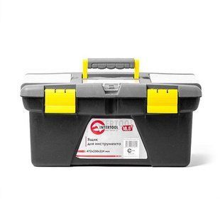 Ящик для інструментів 18.5" 472*250*224мм INTERTOOL BX-0318 BX-0318 фото