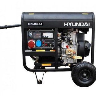 Генератор дизельний Hyundai DHY 6000LE-3 DHY 6000LE-3 фото