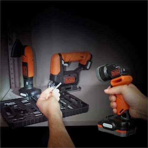 Набор из четырех аккумуляторных электроинструментов BLACK+DECKER BDCK123S2S BDCK123S2S фото