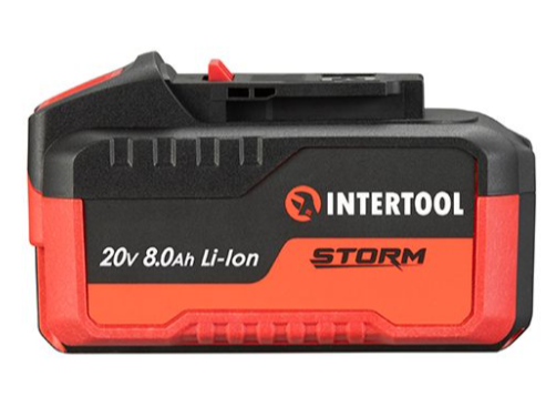 Акумулятор INTERTOOL WT-0343 (20 В, літій-іон, 8.0 Аг) WT-0343 фото