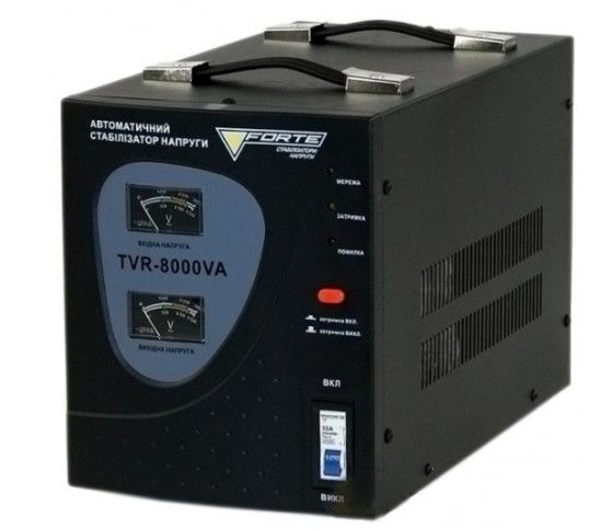 Стабілізатор релейного типу FORTE TVR-8000VA 29703 фото