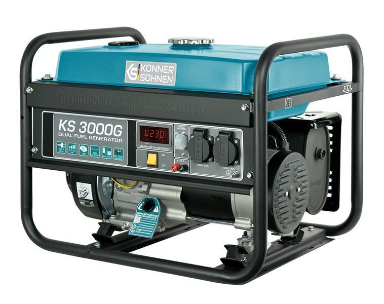 Газобензиновий генератор Konner&Sohnen KS 3000G (2,6 кВт) 000000002 фото