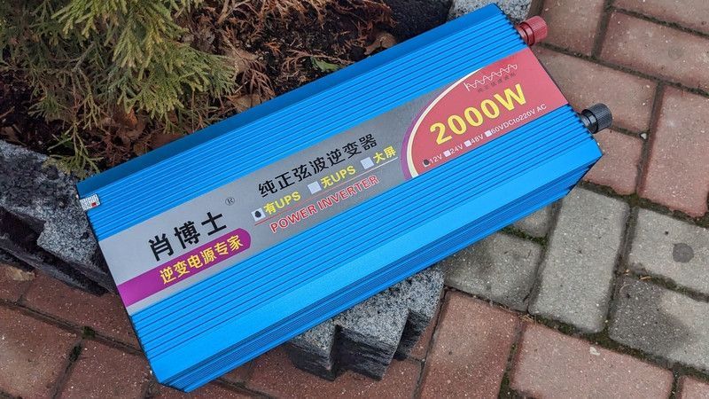 Домашній UPS ДБЖ інвертор чиста синусоїда 220V 2000W 12V (19194) 19194 фото