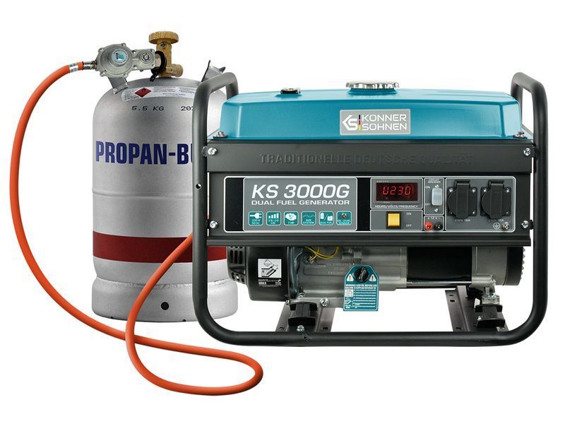 Газобензиновий генератор Konner&Sohnen KS 3000G (2,6 кВт) 000000002 фото