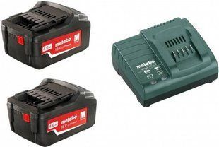 Базовый комплект Metabo 2 аккумулятора x 4.0 Аг +&thinsp;зарядное устройство ASC 30 &ndash; 36 В 685050000 фото