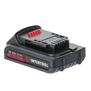 Аккумулятор Li-Ion INTERTOOL WT-0332 (18 В, 2,0 Ач) WT-0332 фото