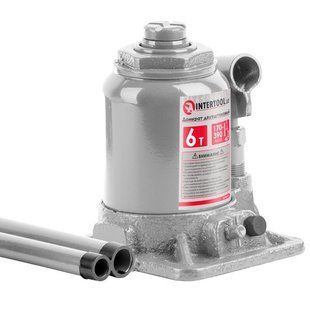 Домкрат "стовпчик" 2-х штоковий INTERTOOL GT0033 GT0033 фото