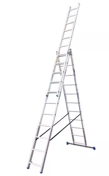 Алюминиевая трехсекционная лестница VIRASTAR TRIOMAX VTL311 (3x11 ступеней) VTL311 фото