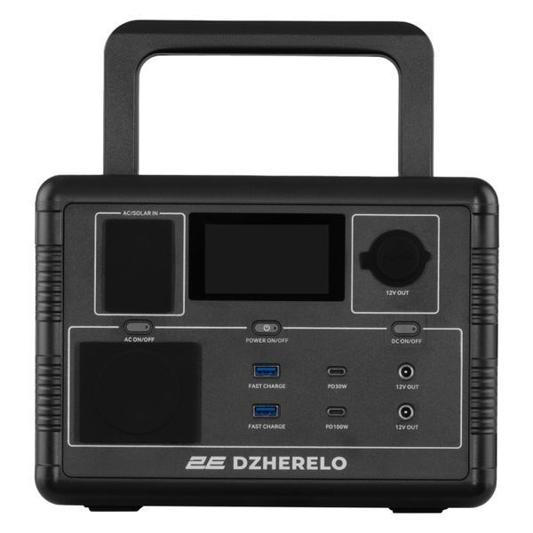 Портативна електростанція 2Е Dzherelo 2E-PPS06056 (600 Вт, 560 Вт/год, швидка зарядка) 2E-PPS06056 фото