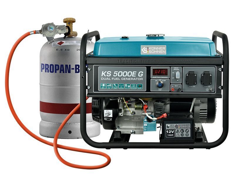 Газобензиновий генератор Konner&Sohnen KS 5000E G 000004365 фото