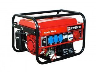 Генератор бензиновий KraftWele KW6500 (380В) KW6500-3 фото