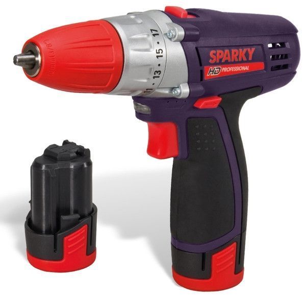 Набор электроинструментов Sparky дрель-шуруповерт + УШМ BR2 10.8Li-С + M 750E КОД 20121407 фото