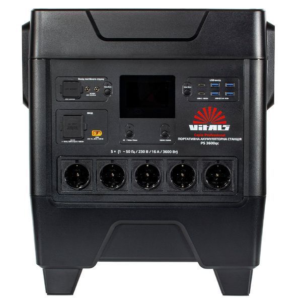 Портативна акумуляторна станція Vitals Professional PS 3600qc 217493 фото