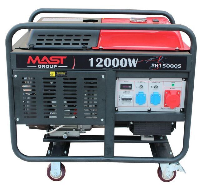 Бензиновий генератор MAST GROUP YH15000S YH15000S фото