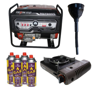 Бензиновий генератор EF Power RD7500S (+газова плитка Orcamp CK-505 + 4 газові картриджі 400 мл) KRD7500S(K) фото