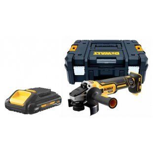 Болгарка акумуляторна безщіткова DeWALT DCG405NT+DCB187 DCG405NT+DCB187 фото