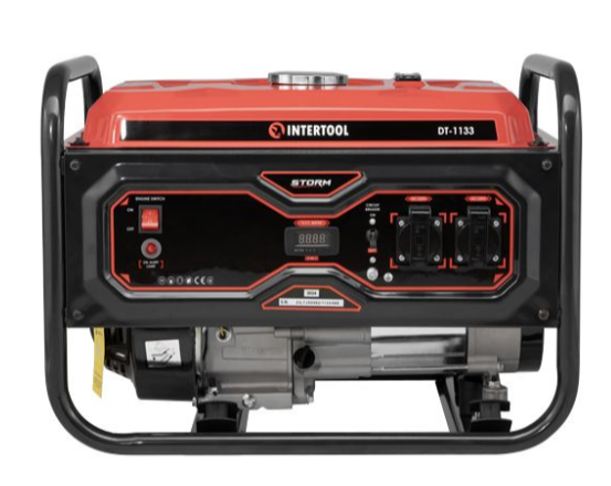 Генератор бензиновий/газовий STORM INTERTOOL DT-1133 (2.8/3 кВт, 220 В) DT-1133 фото