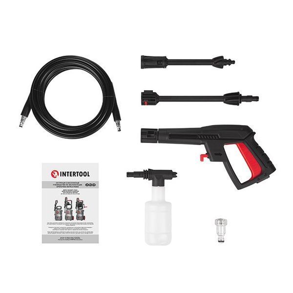 Мойка высокого давления INTERTOOL DT-1514 (1,6 кВт, 90-130 бар, 7 л/мин) DT-1514 фото