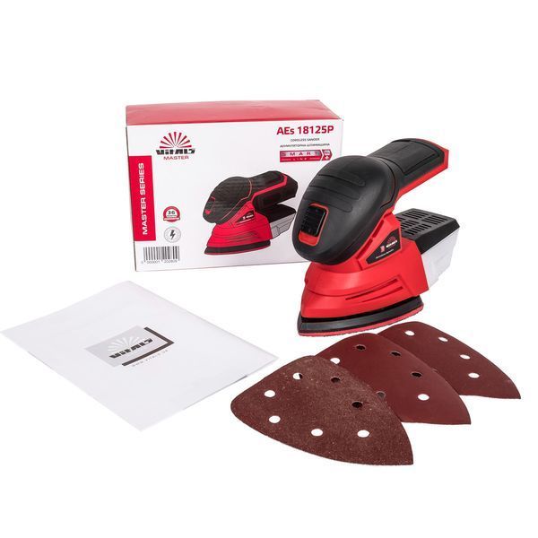 Шліфмашина ексцентрикова акумуляторна Vitals Master AEs 18125P SmartLine 120280 фото