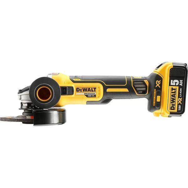 Болгарка акумуляторна безщіткова DeWALT DCG405NT+DCB187 DCG405NT+DCB187 фото